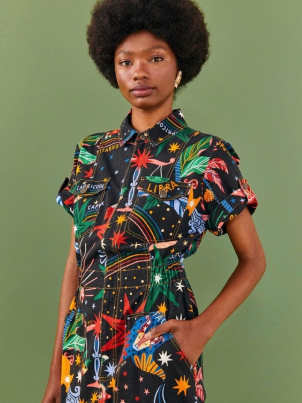 Farm Rio Zodiac Jumpsuit